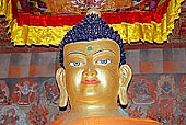 Ladakh - statues inside Tikse gompa 